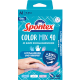 Spontex gant en nitrile Colormix, taille: M, assorti