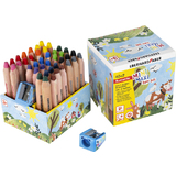 EBERHARD faber Crayon de couleur 3 en 1 jumbo MINI MAXI, 40