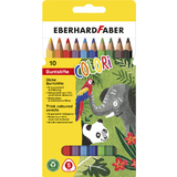 EBERHARD faber Crayon de couleur colori Jumbo, tui de 10