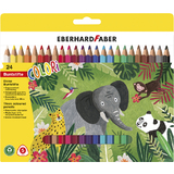 EBERHARD faber Crayon de couleur colori Jumbo, tui de 24