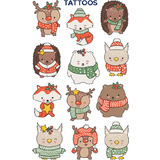 ZDesign kids Tatouages de Nol "Animaux"