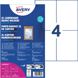 AVERY pochette badge XL, en carton, 105 x 148 mm