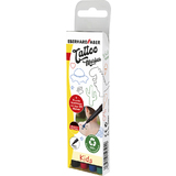 EBERHARD faber Kit crayon de tatouage Kids, carton de 4