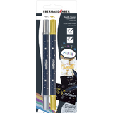 EBERHARD faber Marqueur  pigment Metallic Duo, blister de 2