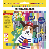 EBERHARD faber Feutre double COLORI, tui carton de 30