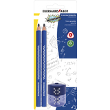 EBERHARD faber Kit crayon de papier TRI WINNER, 2B, bleu