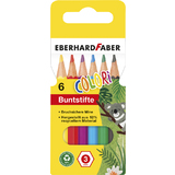 EBERHARD faber Crayon de couleur COLORI, court, tui de 6