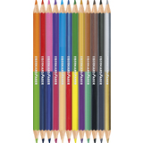 EBERHARD faber Crayon de couleur colori DUO, tui de 12