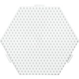 Hama plaque pour perles midi "Hexagone", multiple, blanc