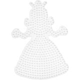 HAMA plaque pour perles midi "princesse, reine", blanc