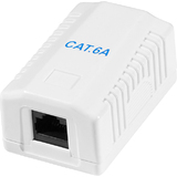 LogiLink prise RJ45 cat. 6A avec botier en saillie, 1x RJ45