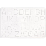 HAMA plaque pour perles midi "lettres-ABC", blanc