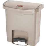 Rubbermaid collecteur  pdale slim Jim, 15 litres, beige