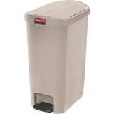 Rubbermaid collecteur  pdale slim Jim, 50 litres, beige