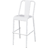 PAPERFLOW chaise de bar d'extrieur ARTY, set de 2, blanc