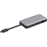 DIGITUS station d'accueil de voyage, USB-C, 7 ports