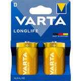 VARTA pile alcaline Longlife, mono (D), blister de 2