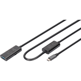 DIGITUS Cble de rallonge actif USB 3.2 Gen1, 10 m