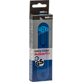 WEDO cutter de scurit metdetec 811, lame: 19 mm, bleu