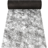 PAPSTAR chemin de table / ruban dcoratif "Sizoflor", noir