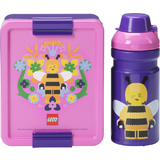LEGO gourde + Bote  goter lunch SET BEE, lilas