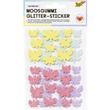folia sticker paillet en caoutchouc mousse BUTTERFLIES