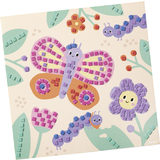 folia Mosaque en caoutchouc mousse "BUTTERFLY", 301 pices