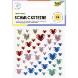 folia pierre dcorative hearts BASIC, autocollant