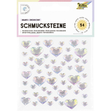 folia pierre dcorative hearts IRIDESCENT, autocollant