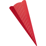 folia Schultten-Zuschnitt, 3D-Wellpappe, 6-eckig, rot