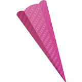 folia Schultten-Zuschnitt, 3D-Wellpappe, 6-eckig, pink
