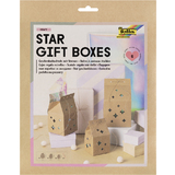folia set de botes-cadeaux "Star gift boxes", papier kraft