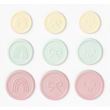 folia sceau autocollant CANDY, tailles et couleurs assorties