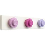 LEGO portemanteau WALL hanger RACK, rose ple/rose/lavande