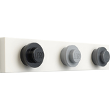 LEGO portemanteau WALL hanger RACK, noir/gris/gris fonc