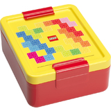 LEGO Bote  goter lunch BOX brick PATTERN, jaune