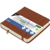 kangaro carnet de croquis, 160 pages, 120x120 mm, cognac