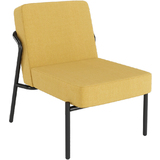 PAPERFLOW fauteuil visiteur medso KLASSIK S, tissu, jaune