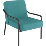 PAPERFLOW fauteuil visiteur medso KLASSIK M, tissu, bleu