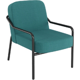 PAPERFLOW fauteuil visiteur medso RUND M, tissu, bleu