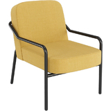 PAPERFLOW fauteuil visiteur medso RUND M, tissu, jaune