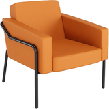 PAPERFLOW fauteuil visiteur medso KLASSIK L, simili-cuir