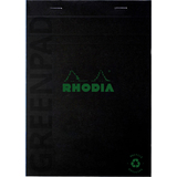 RHODIA bloc-notes GREENPAD, A5, quadrill, noir