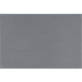 Bi-Office tableau en feutre sans cadre, 1.200 x 900 mm, gris