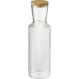 APS carafe en verre LINES, 1,0 litre, transparent