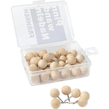 FRANKEN punaises en bois, rond, contenu: 40 pices