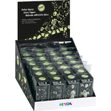 HEYDA ruban adhsif dcoratif glow in the dark, prsentoir