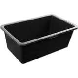 Bradas auge de maon, en PVC, 90 litres, noir