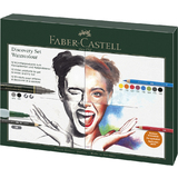FABER-CASTELL kit aquarelle Discovery, 12 pices