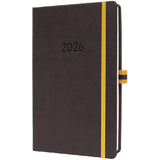 sigel buchkalender Linescape 2026, ca. A5, dunkelgrau